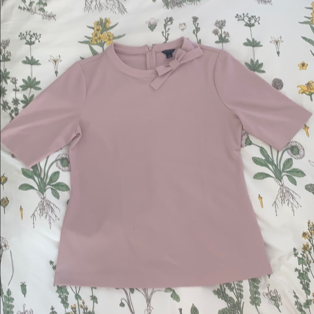 Blush Bow Top